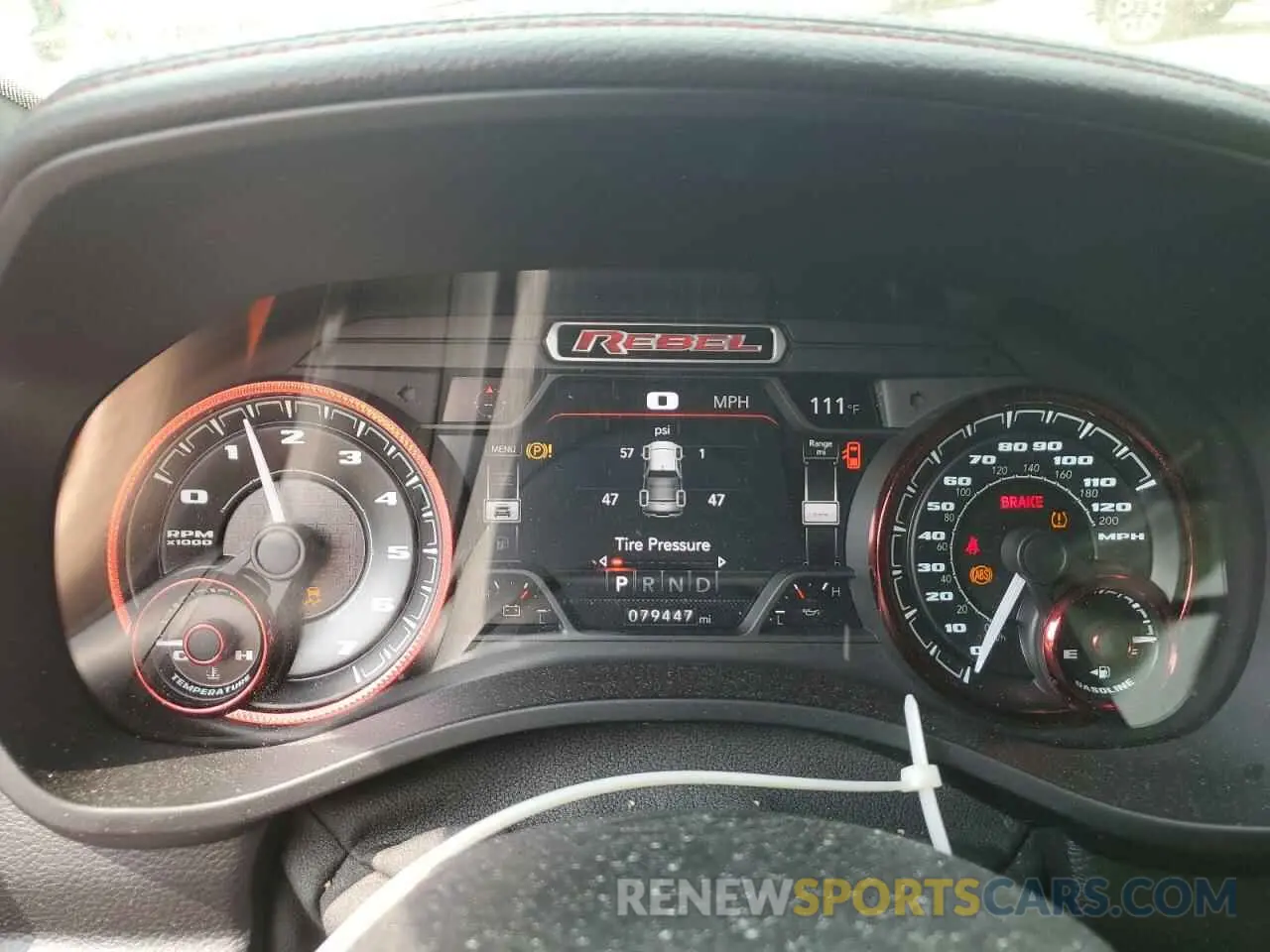 9 Photograph of a damaged car 1C6SRFLT6KN722481 RAM 1500 2019