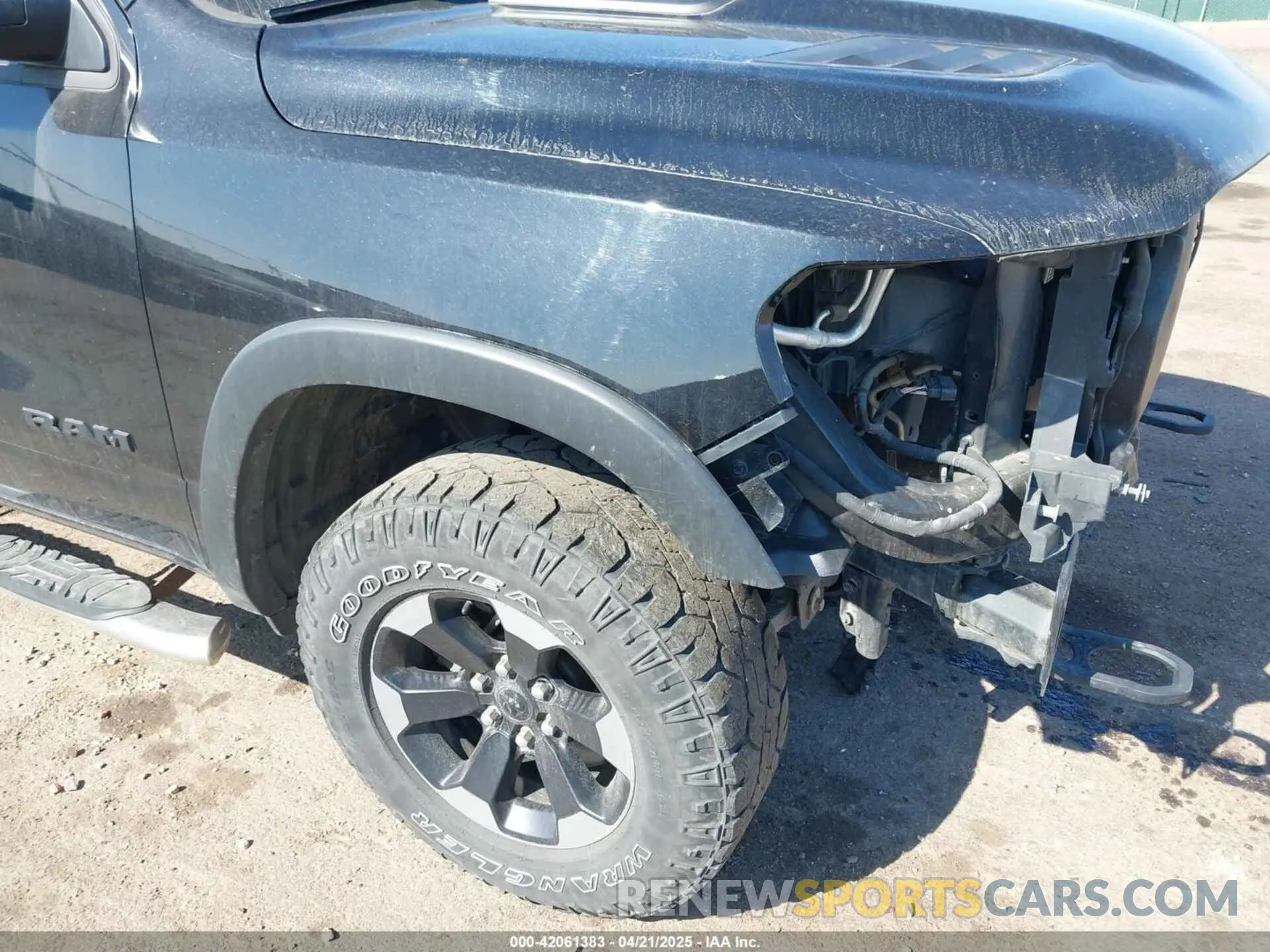 19 Photograph of a damaged car 1C6SRFLT6KN897409 RAM 1500 2019