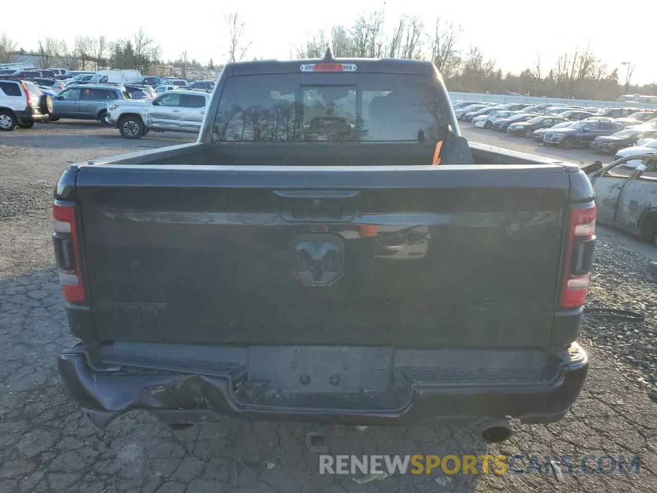 6 Photograph of a damaged car 1C6SRFLT7KN545567 RAM 1500 2019