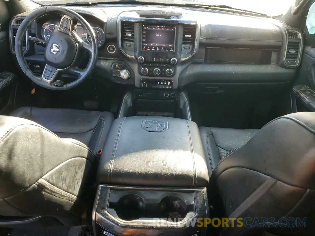 8 Photograph of a damaged car 1C6SRFLT7KN545567 RAM 1500 2019