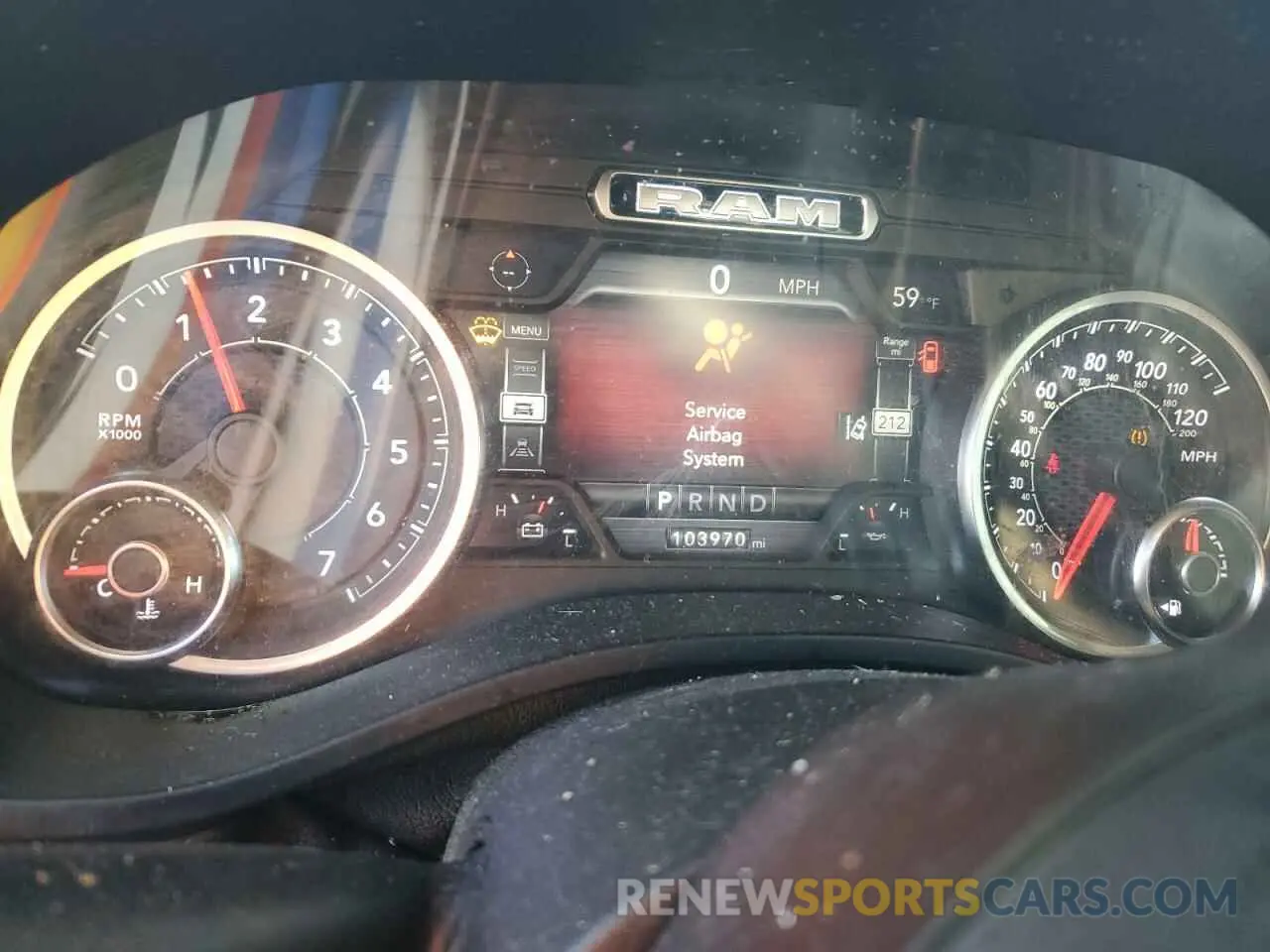 9 Photograph of a damaged car 1C6SRFLT7KN545567 RAM 1500 2019