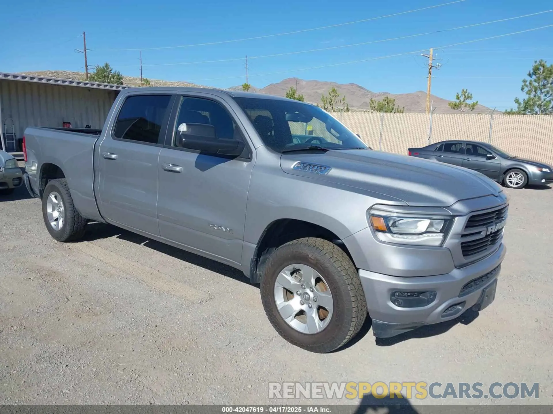 1 Photograph of a damaged car 1C6SRFMT2KN521613 RAM 1500 2019