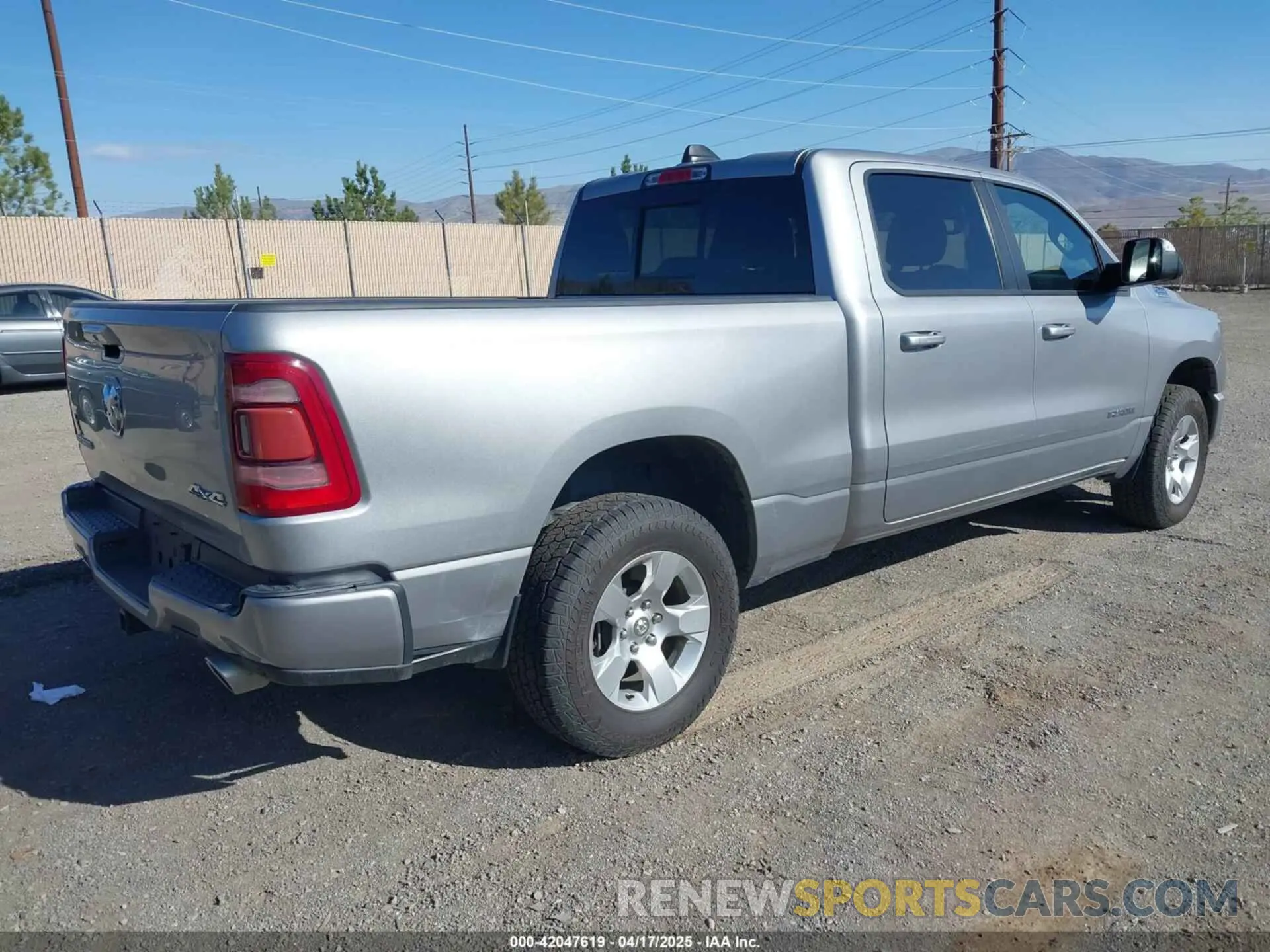 4 Photograph of a damaged car 1C6SRFMT2KN521613 RAM 1500 2019