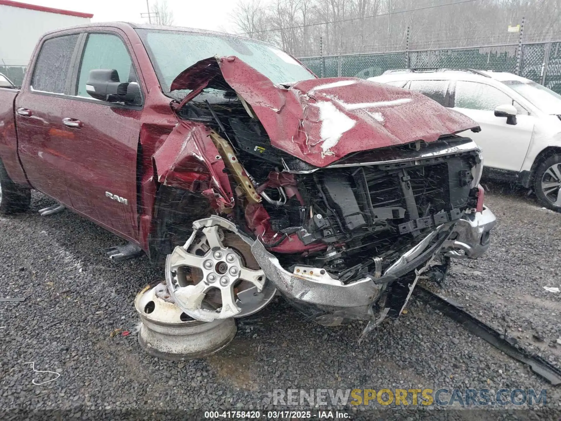 6 Photograph of a damaged car 1C6SRFMT2KN577034 RAM 1500 2019