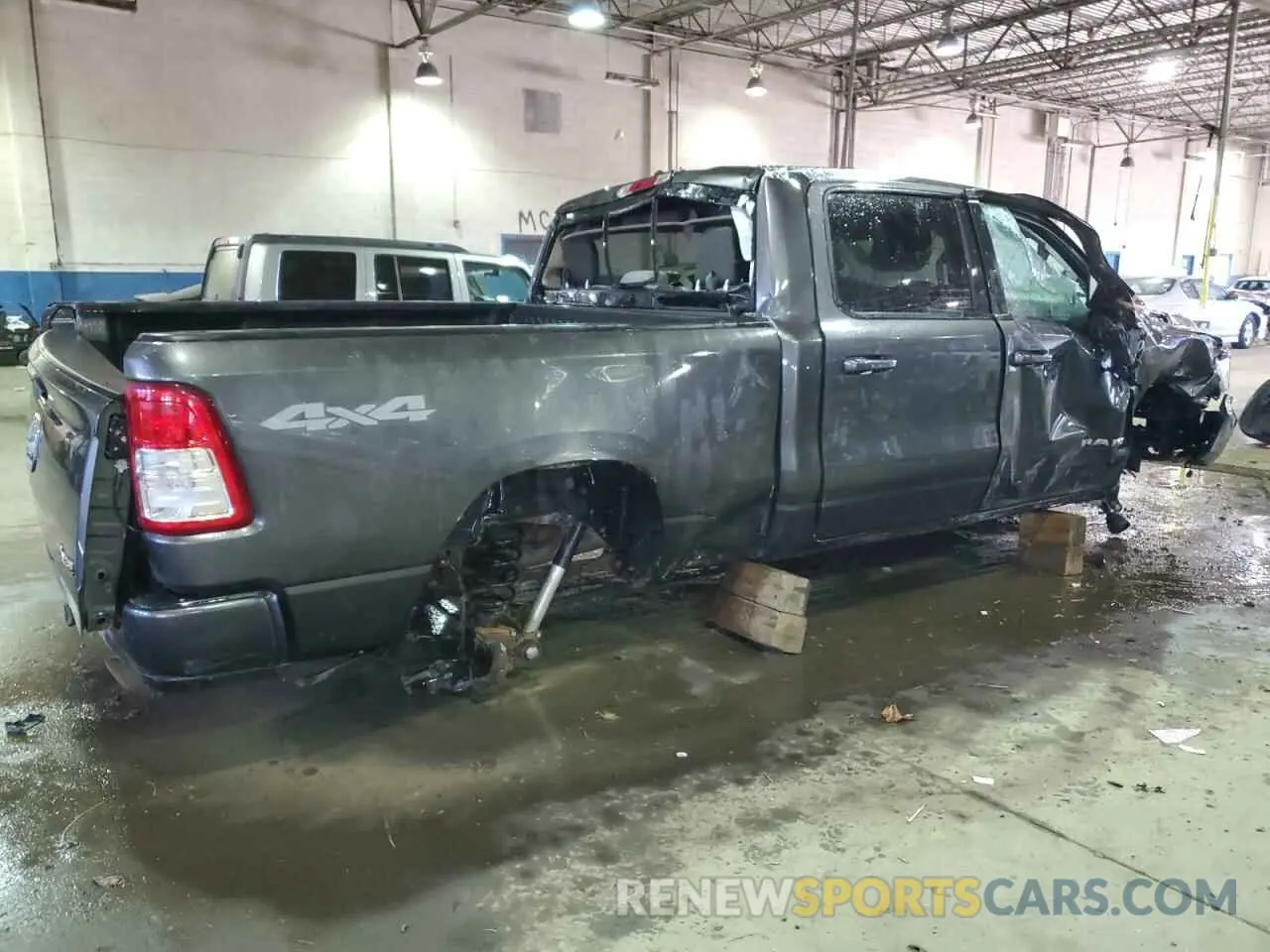 3 Photograph of a damaged car 1C6SRFMT3KN691897 RAM 1500 2019