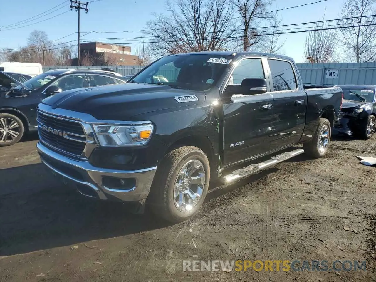 1 Photograph of a damaged car 1C6SRFMT4KN917820 RAM 1500 2019