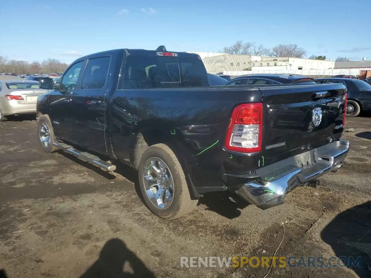 2 Photograph of a damaged car 1C6SRFMT4KN917820 RAM 1500 2019