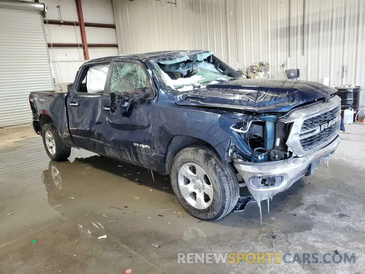 4 Photograph of a damaged car 1C6SRFMT5KN607949 RAM 1500 2019