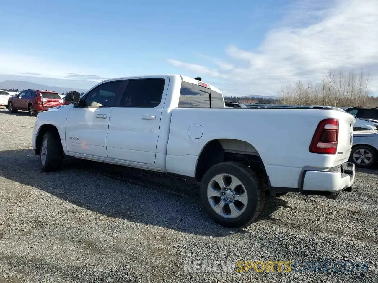 2 Photograph of a damaged car 1C6SRFMT5KN681467 RAM 1500 2019