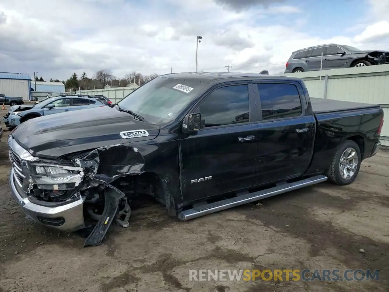 1 Photograph of a damaged car 1C6SRFMT6KN531643 RAM 1500 2019