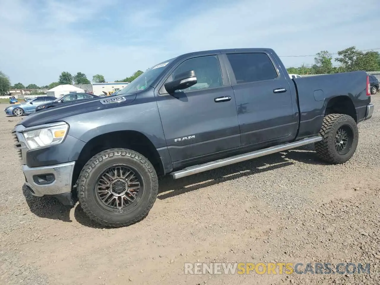 1 Photograph of a damaged car 1C6SRFMT8KN766304 RAM 1500 2019