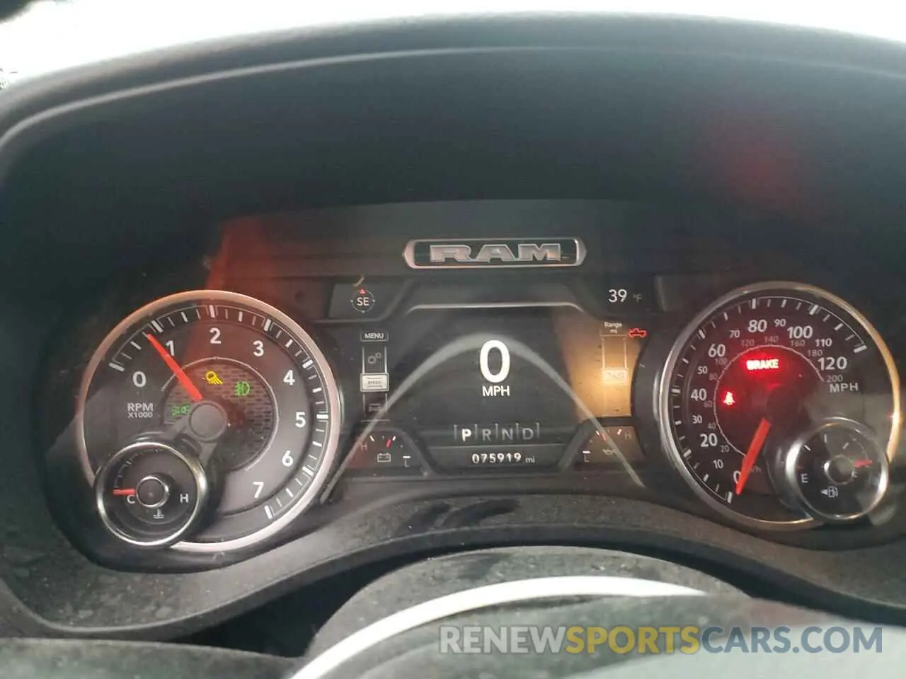 9 Photograph of a damaged car 1C6SRFMT8KN848209 RAM 1500 2019