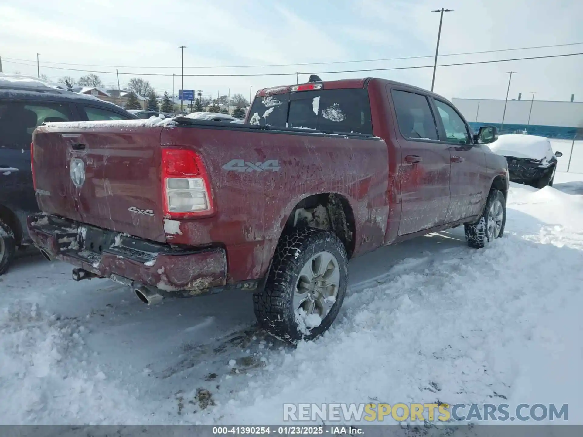 4 Photograph of a damaged car 1C6SRFMTXKN737063 RAM 1500 2019