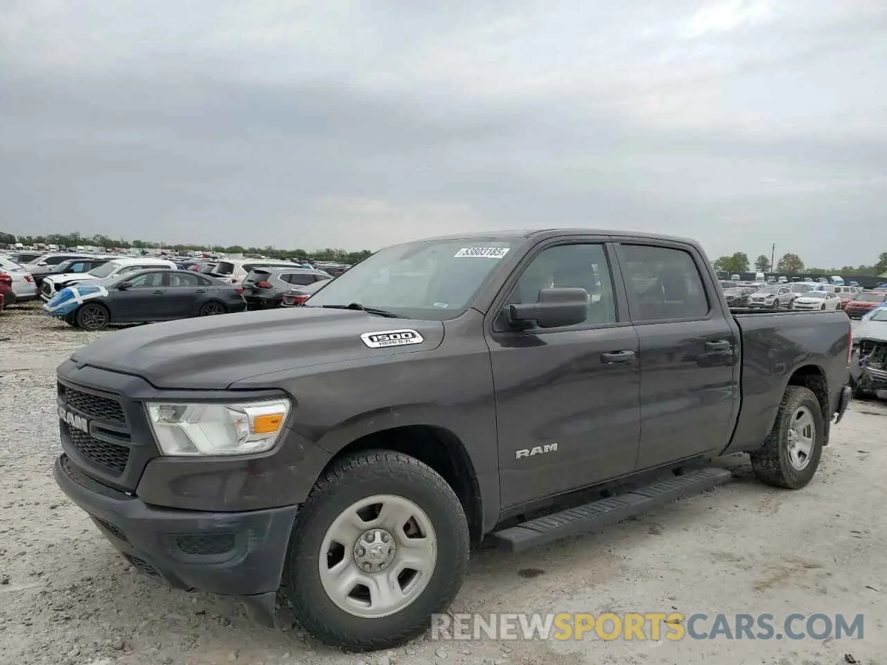 1 Photograph of a damaged car 1C6SRFNT7KN863752 RAM 1500 2019