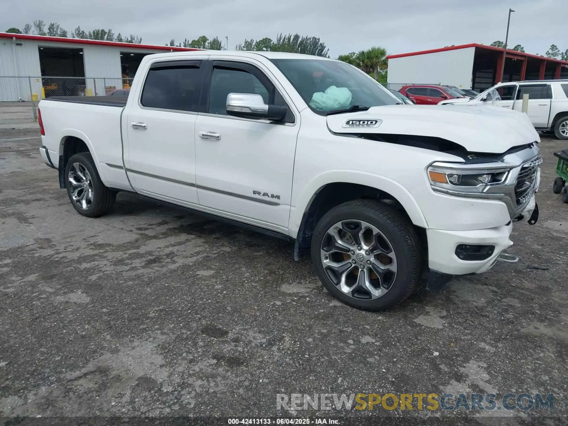 1 Photograph of a damaged car 1C6SRFPT3KN774290 RAM 1500 2019