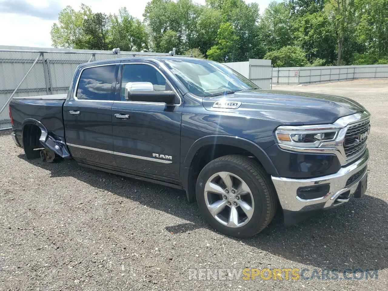 4 Photograph of a damaged car 1C6SRFPT4KN552616 RAM 1500 2019
