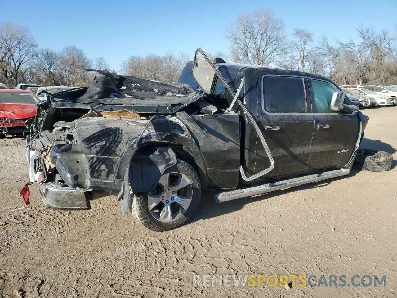 3 Photograph of a damaged car 1C6SRFRT2KN665459 RAM 1500 2019