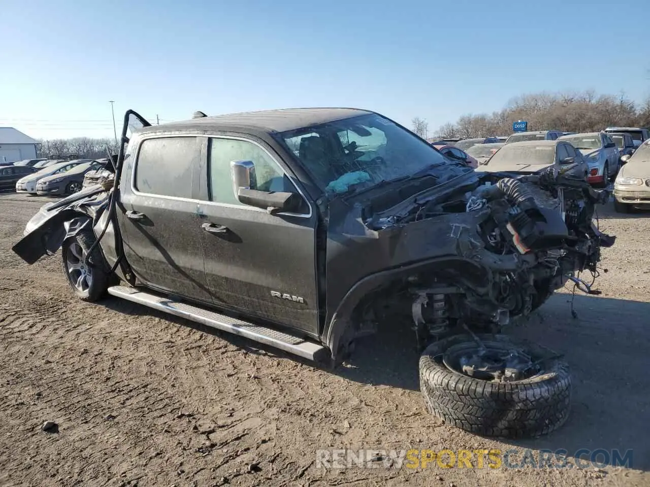 4 Photograph of a damaged car 1C6SRFRT2KN665459 RAM 1500 2019