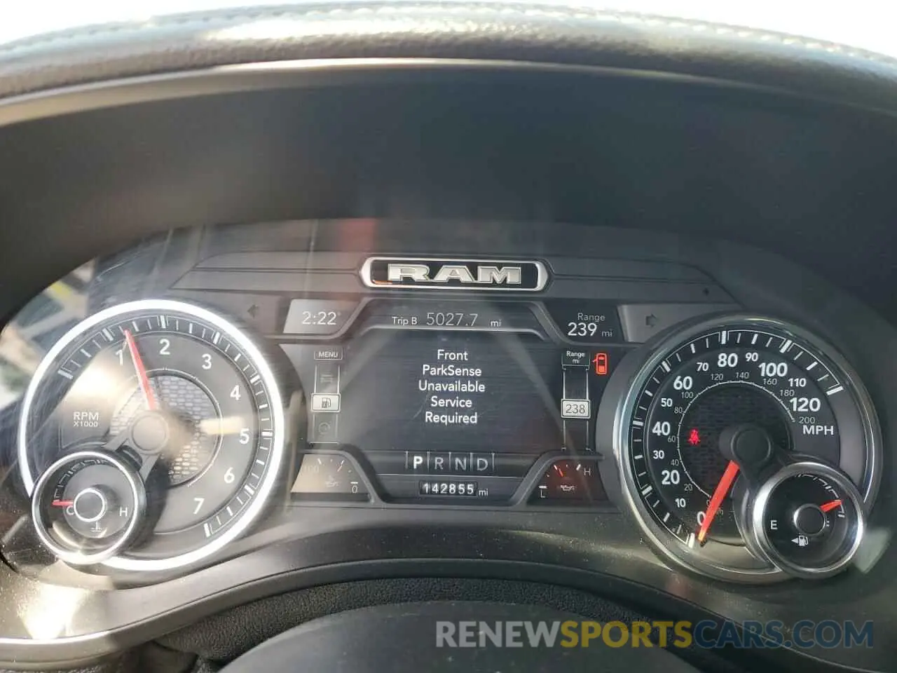9 Photograph of a damaged car 1C6SRFRT2KN698574 RAM 1500 2019