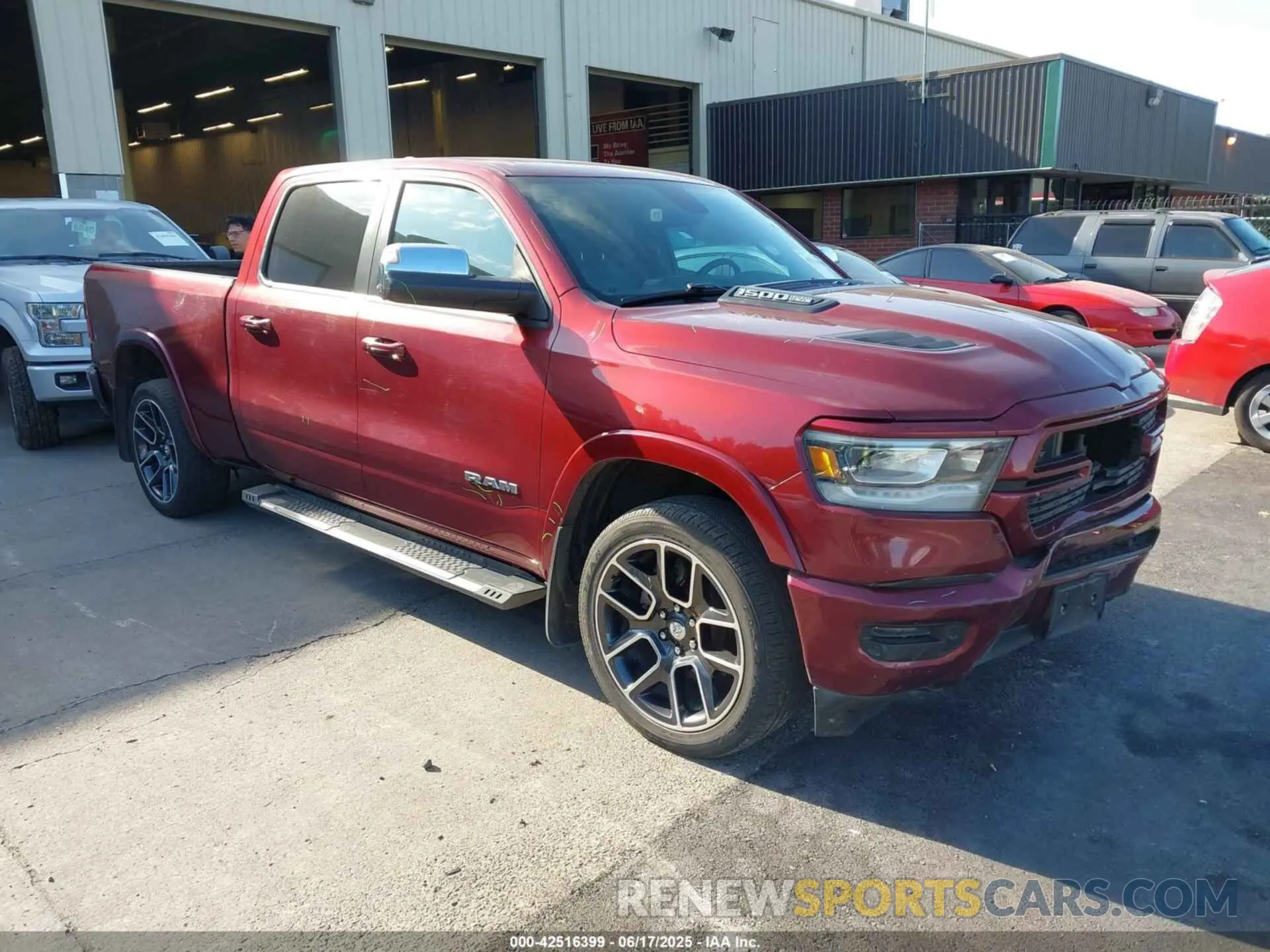 1 Photograph of a damaged car 1C6SRFRT4KN707534 RAM 1500 2019