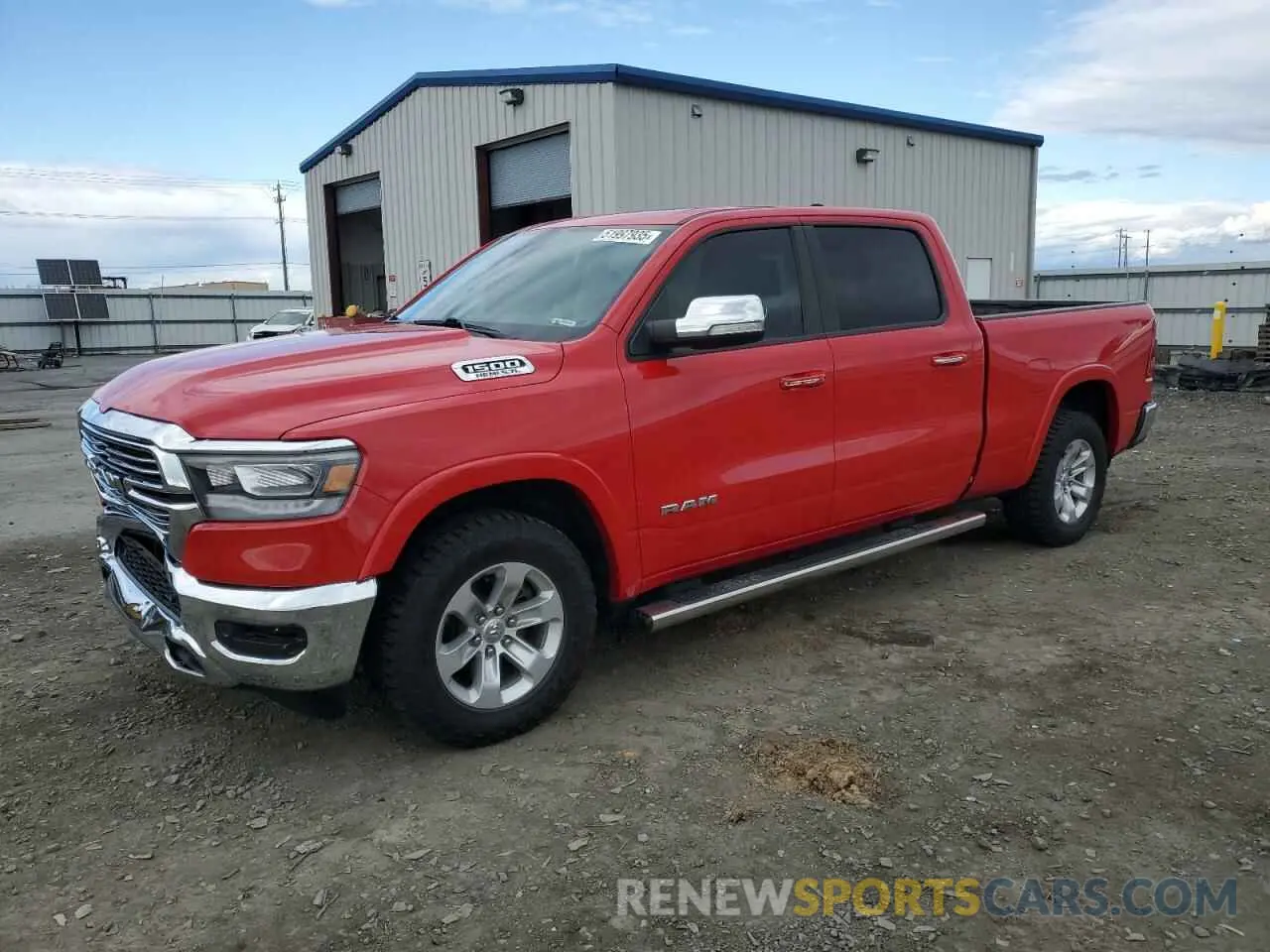 1 Photograph of a damaged car 1C6SRFRT7KN583534 RAM 1500 2019