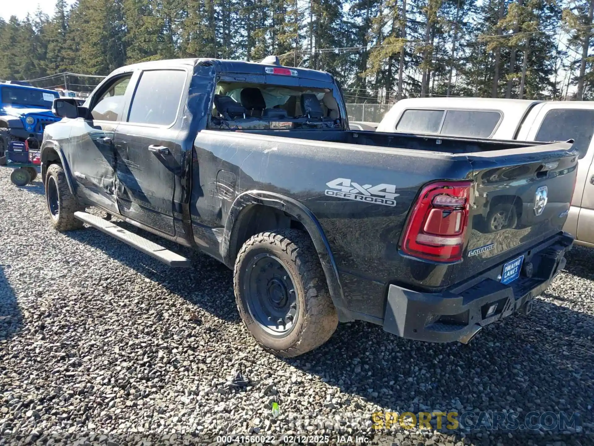 3 Photograph of a damaged car 1C6SRFRTXKN855235 RAM 1500 2019