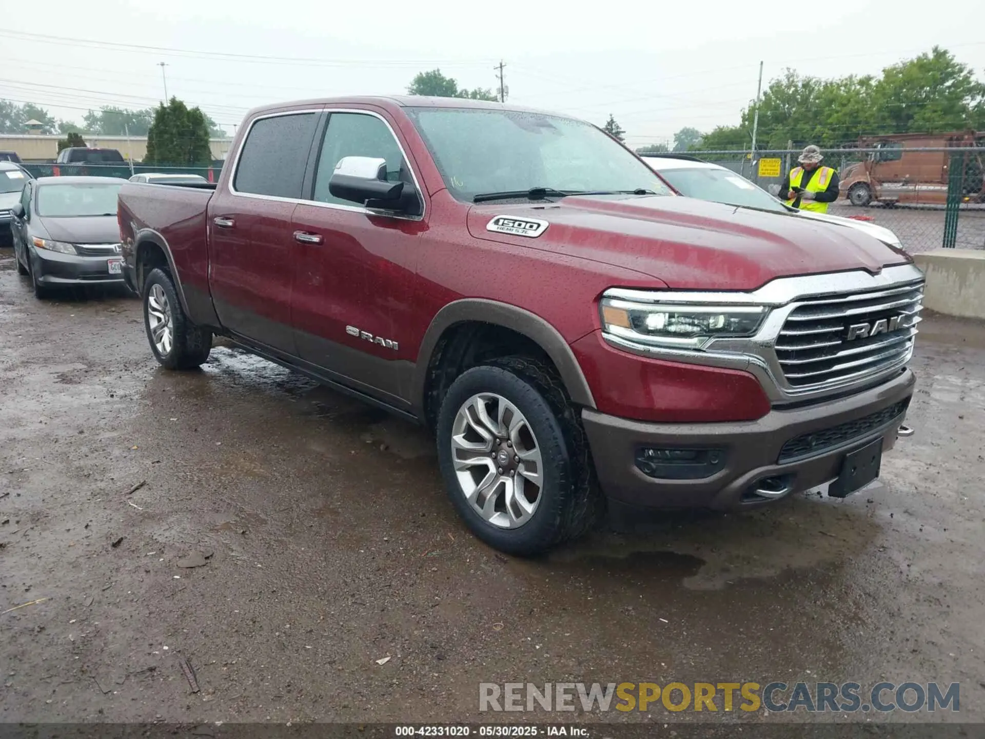 1 Photograph of a damaged car 1C6SRFST4KN563879 RAM 1500 2019