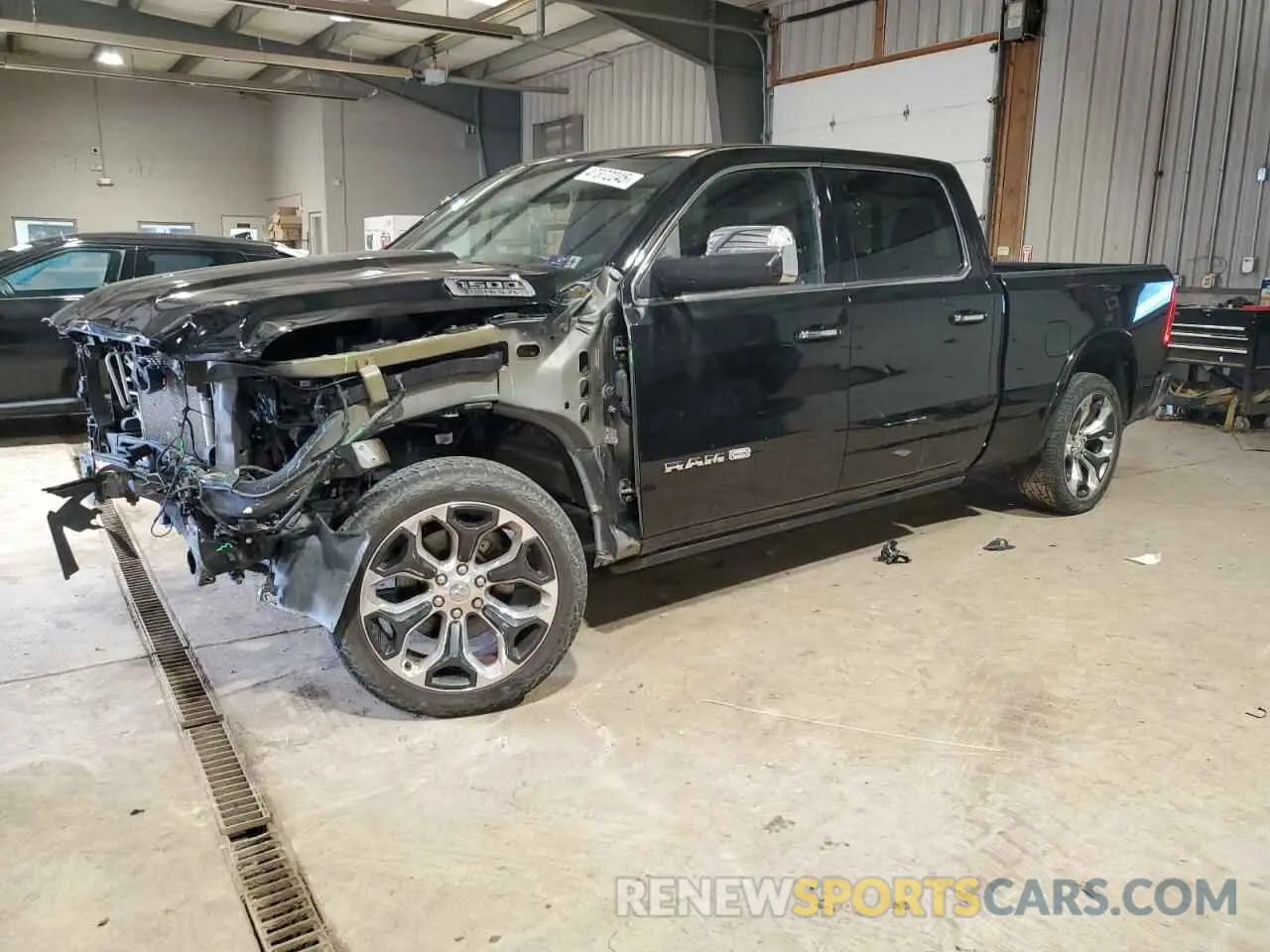 1 Photograph of a damaged car 1C6SRFST7KN514742 RAM 1500 2019