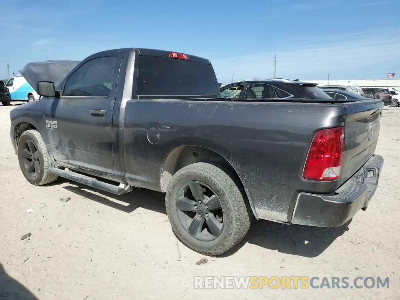 2 Photograph of a damaged car 3C6JR6AG8KG500941 RAM 1500 2019