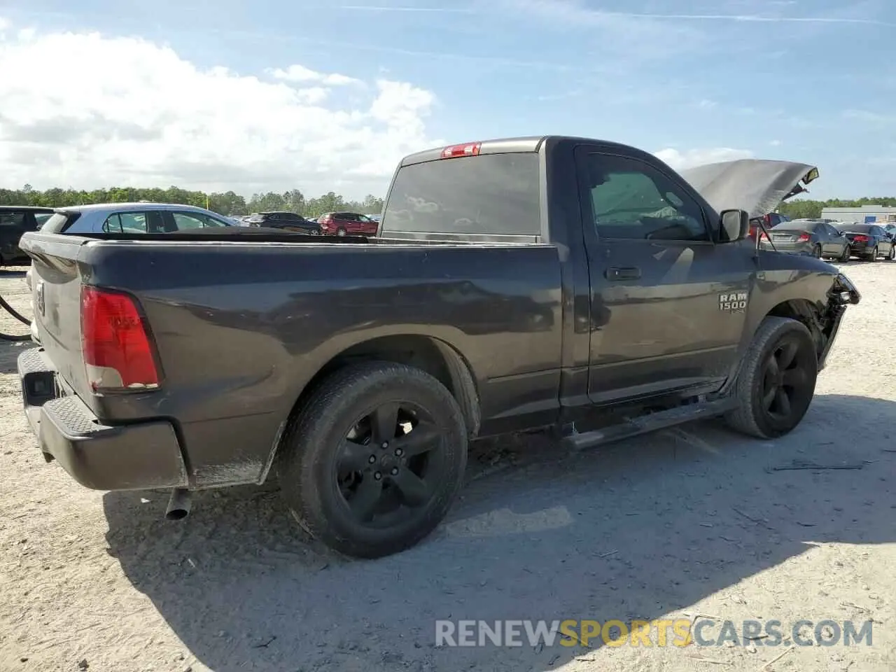 3 Photograph of a damaged car 3C6JR6AG8KG500941 RAM 1500 2019