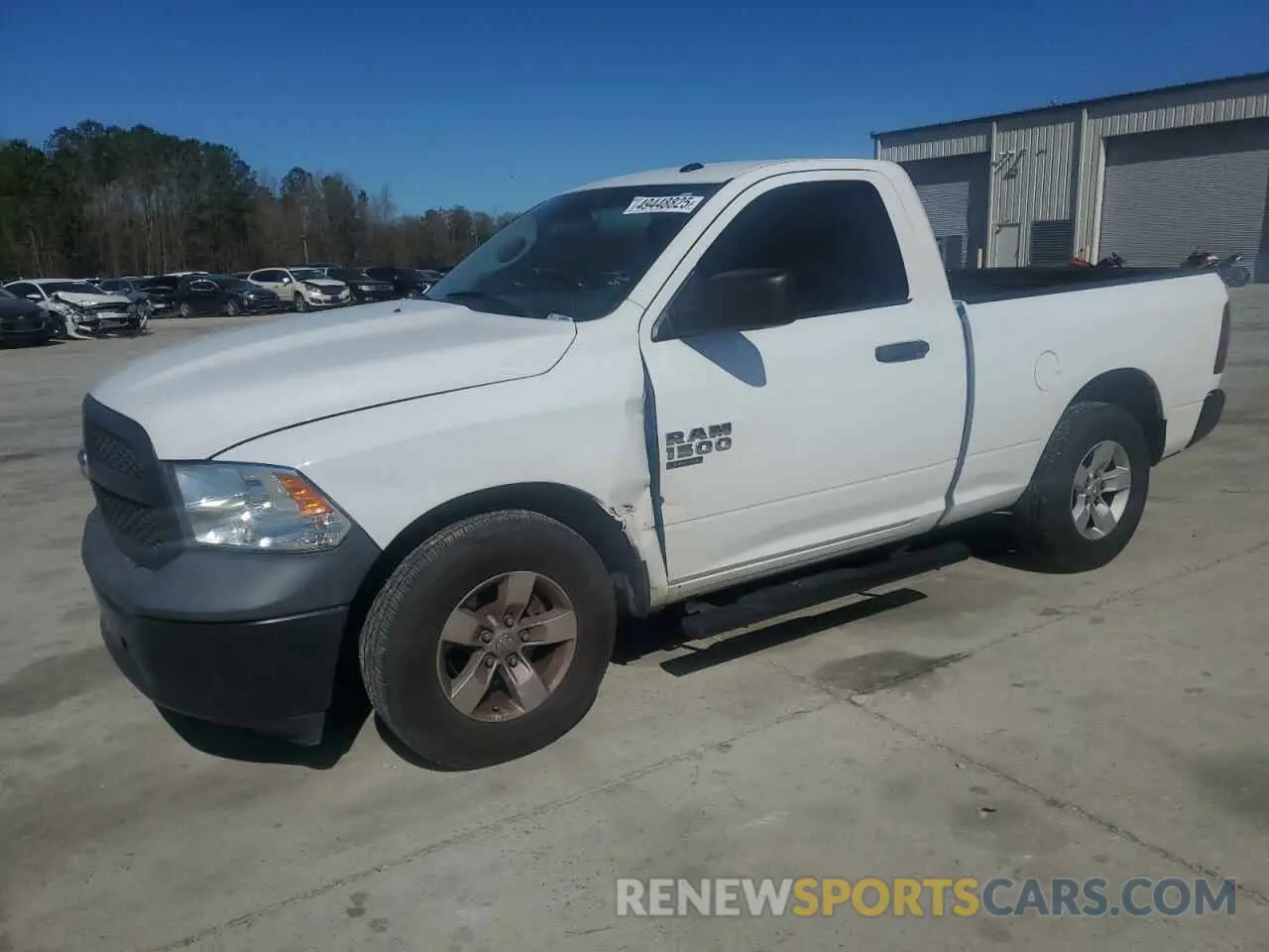 1 Photograph of a damaged car 3C6JR6AG8KG669910 RAM 1500 2019