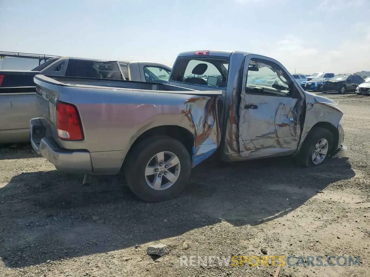 3 Photograph of a damaged car 3C6JR6AGXKG678799 RAM 1500 2019