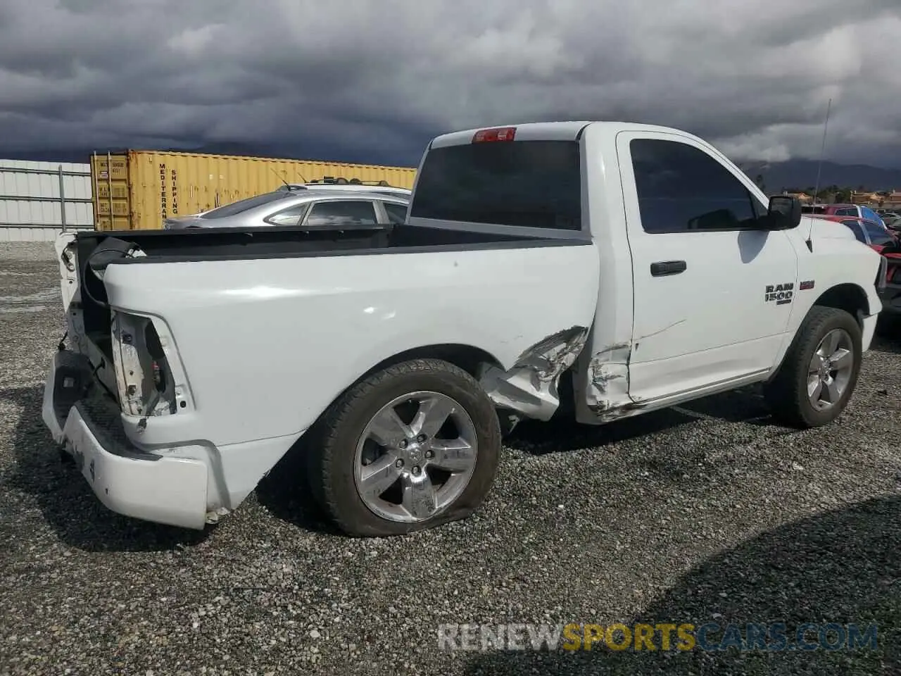 3 Photograph of a damaged car 3C6JR6ATXKG510691 RAM 1500 2019