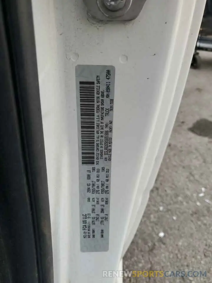 12 Photograph of a damaged car 3C6JR6DG5KG651666 RAM 1500 2019