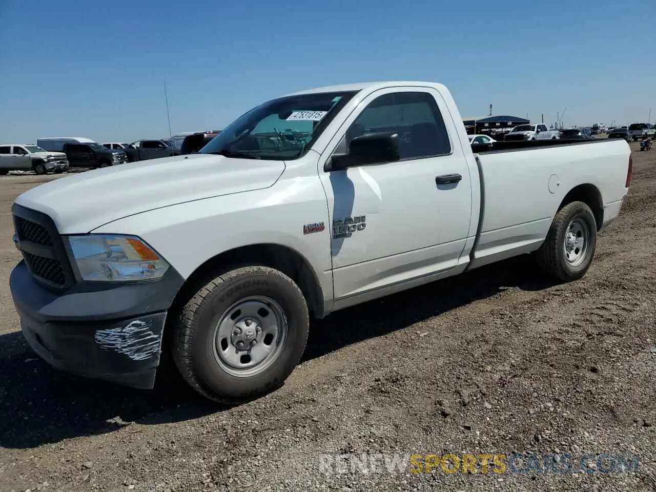 1 Photograph of a damaged car 3C6JR6DT2KG619836 RAM 1500 2019