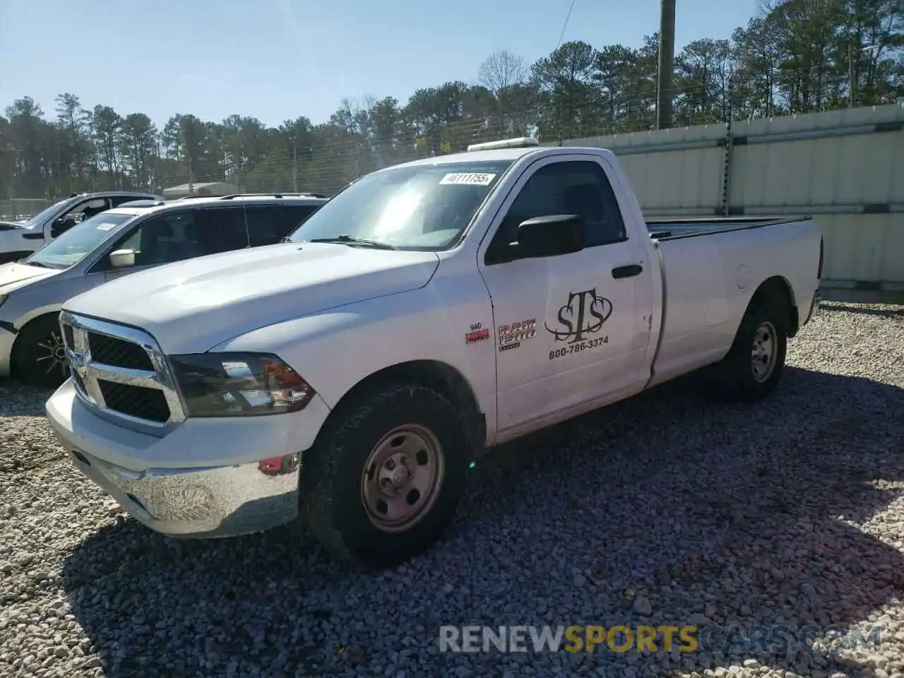 1 Photograph of a damaged car 3C6JR6DT4KG546940 RAM 1500 2019