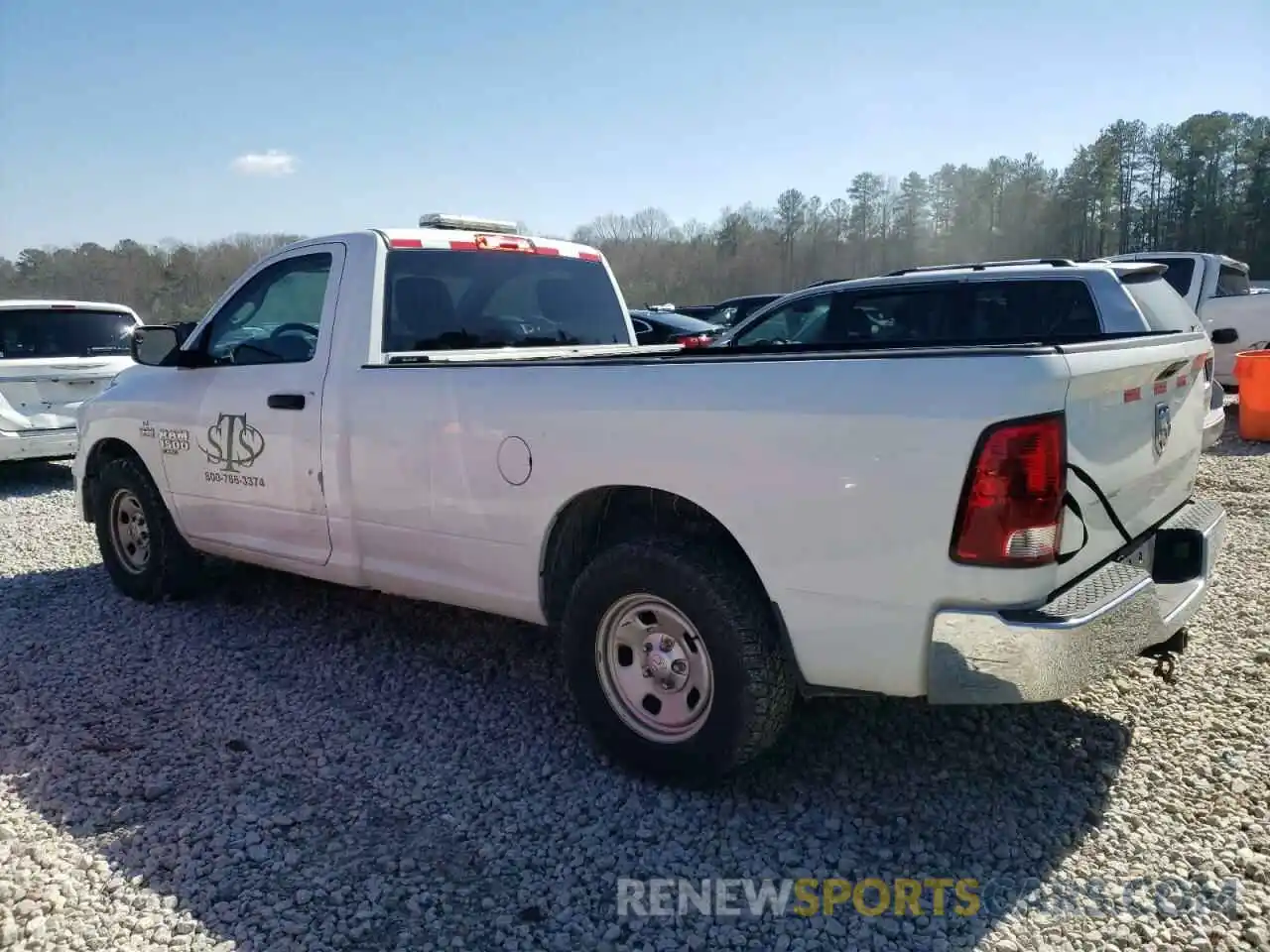 2 Photograph of a damaged car 3C6JR6DT4KG546940 RAM 1500 2019