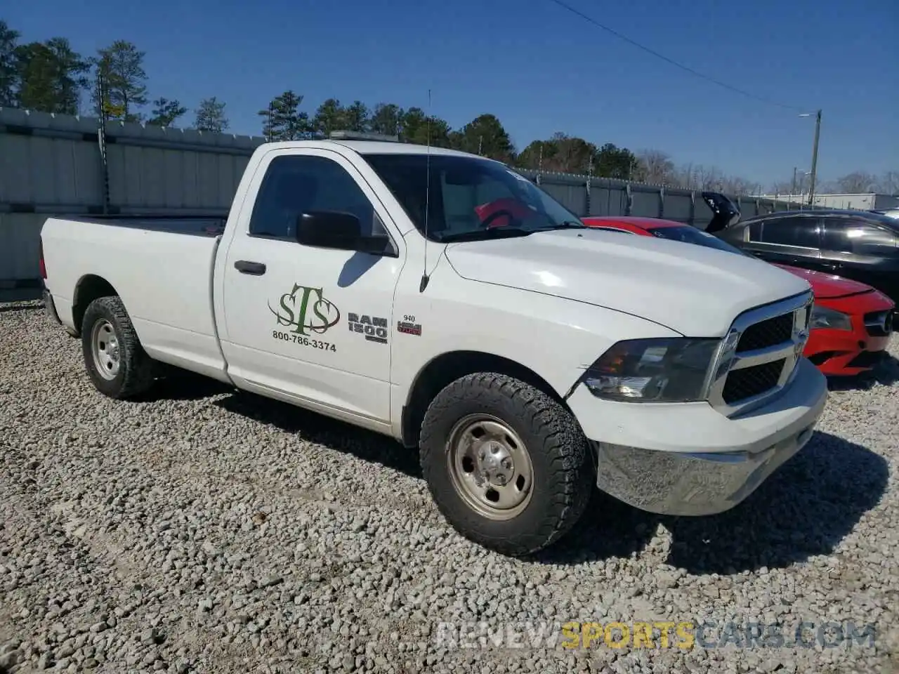 4 Photograph of a damaged car 3C6JR6DT4KG546940 RAM 1500 2019