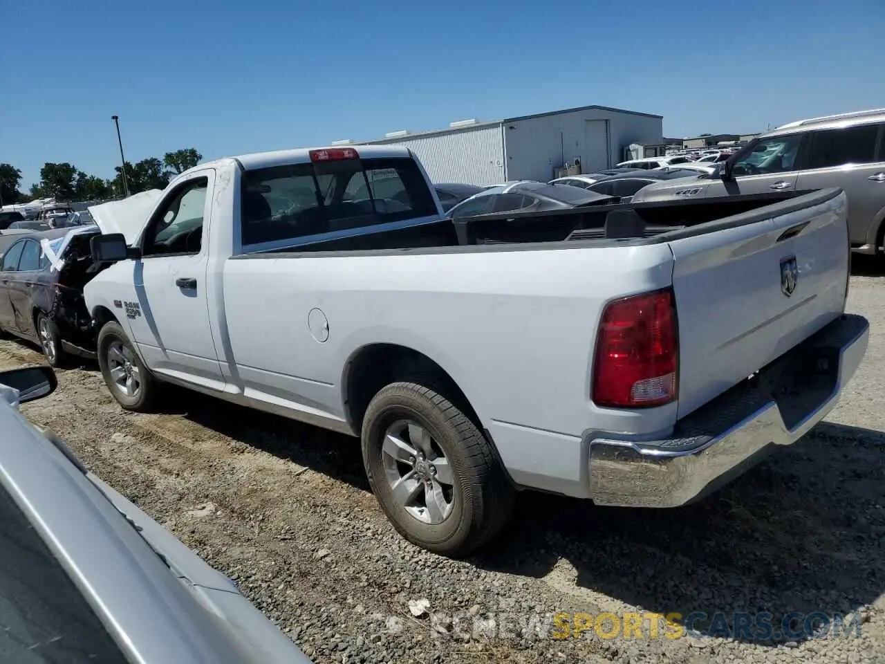 2 Photograph of a damaged car 3C6JR6DT7KG506903 RAM 1500 2019