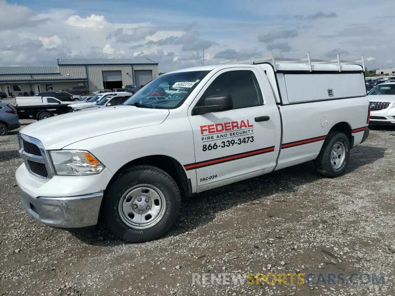 1 Photograph of a damaged car 3C6JR6DT7KG547029 RAM 1500 2019