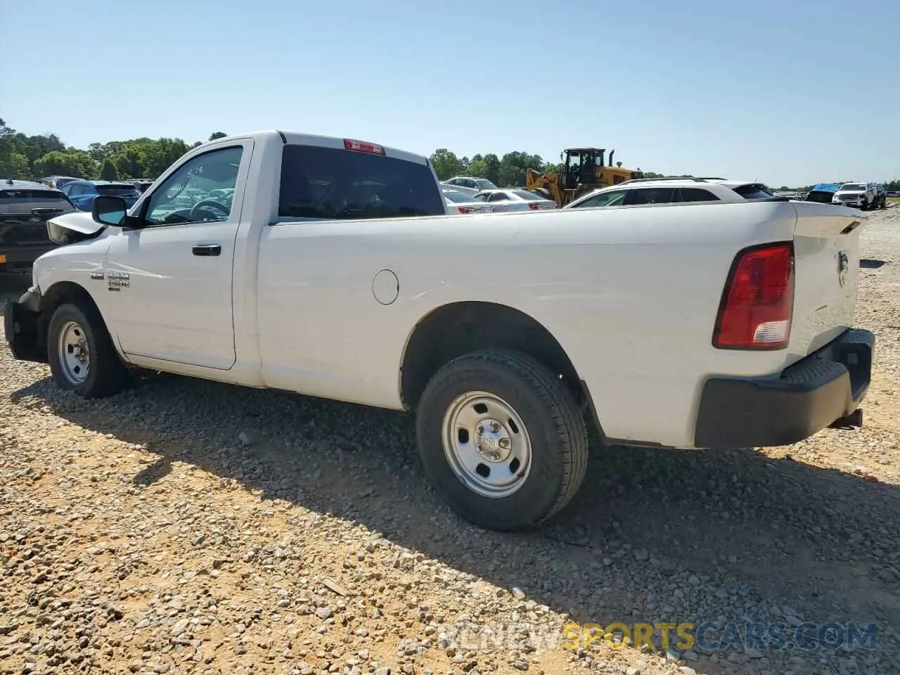 2 Photograph of a damaged car 3C6JR6DTXKG510704 RAM 1500 2019