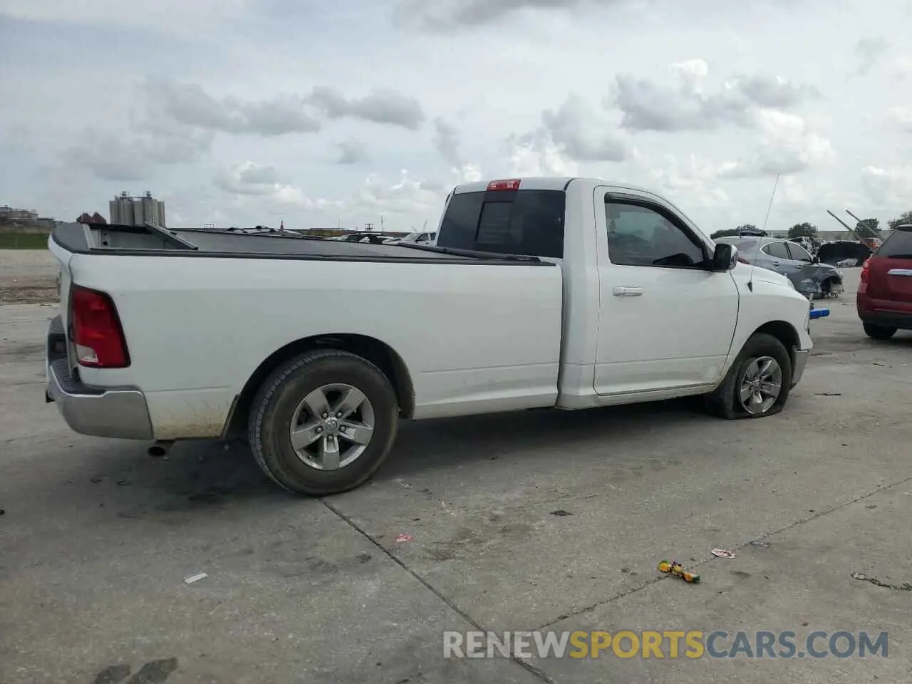 3 Photograph of a damaged car 3C6JR6ET1KG674874 RAM 1500 2019