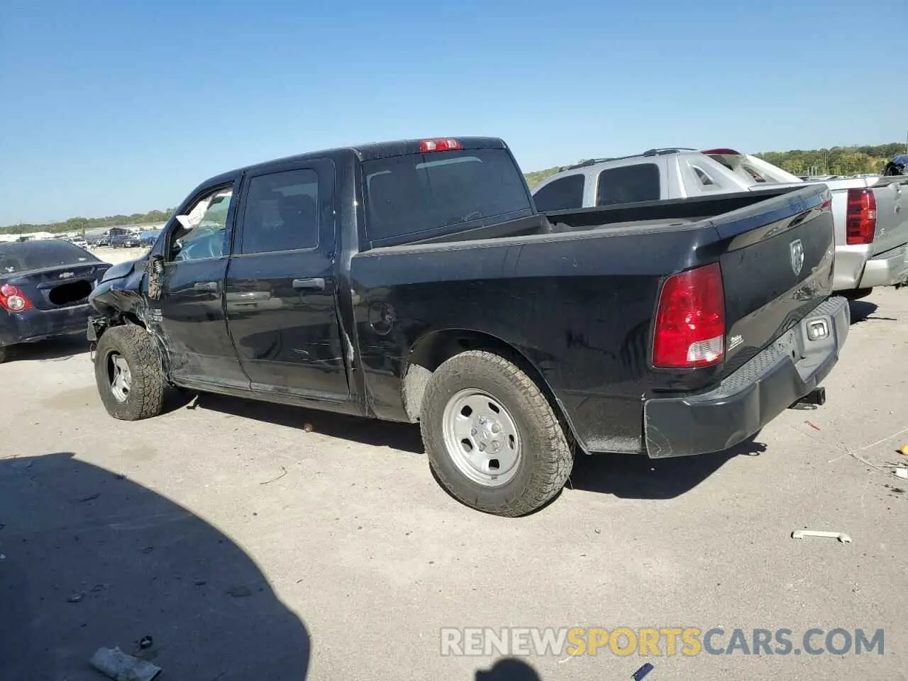 2 Photograph of a damaged car 3C6RR7KG0KG726821 RAM 1500 2019