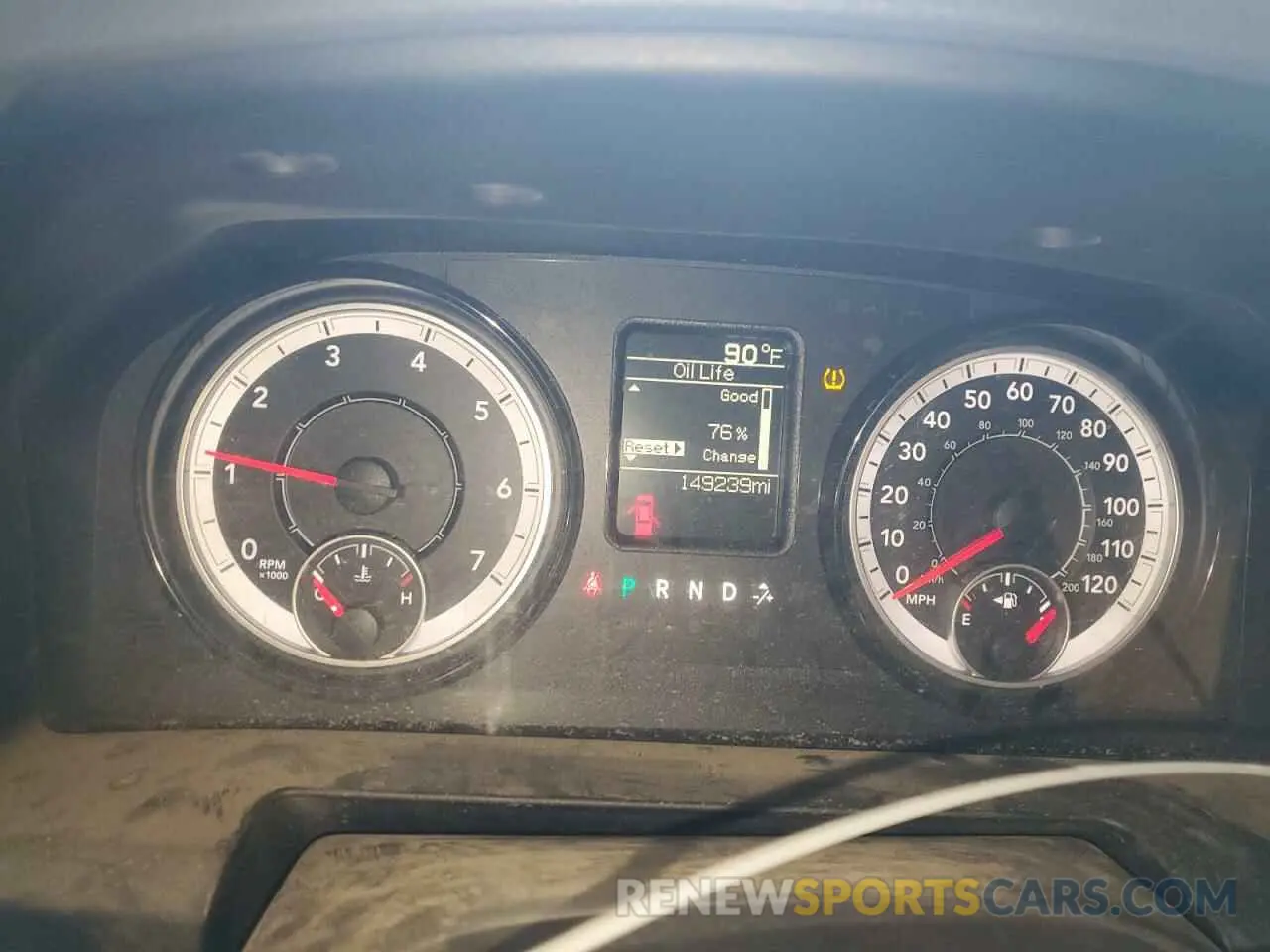 9 Photograph of a damaged car 3C6RR7KT5KG564228 RAM 1500 2019