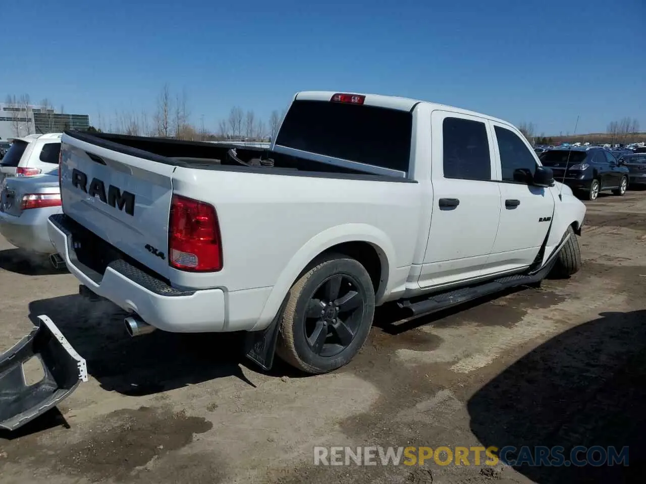 3 Photograph of a damaged car 3C6RR7KT7KG722987 RAM 1500 2019