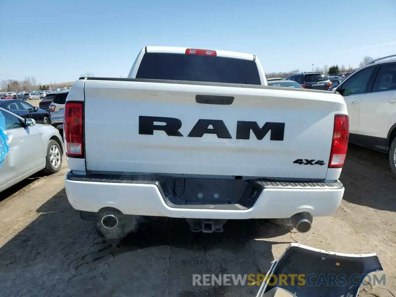 6 Photograph of a damaged car 3C6RR7KT7KG722987 RAM 1500 2019