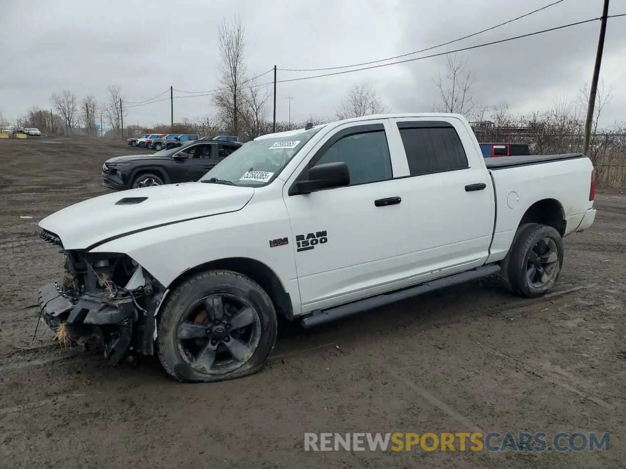 1 Photograph of a damaged car 3C6RR7KT9KG722988 RAM 1500 2019