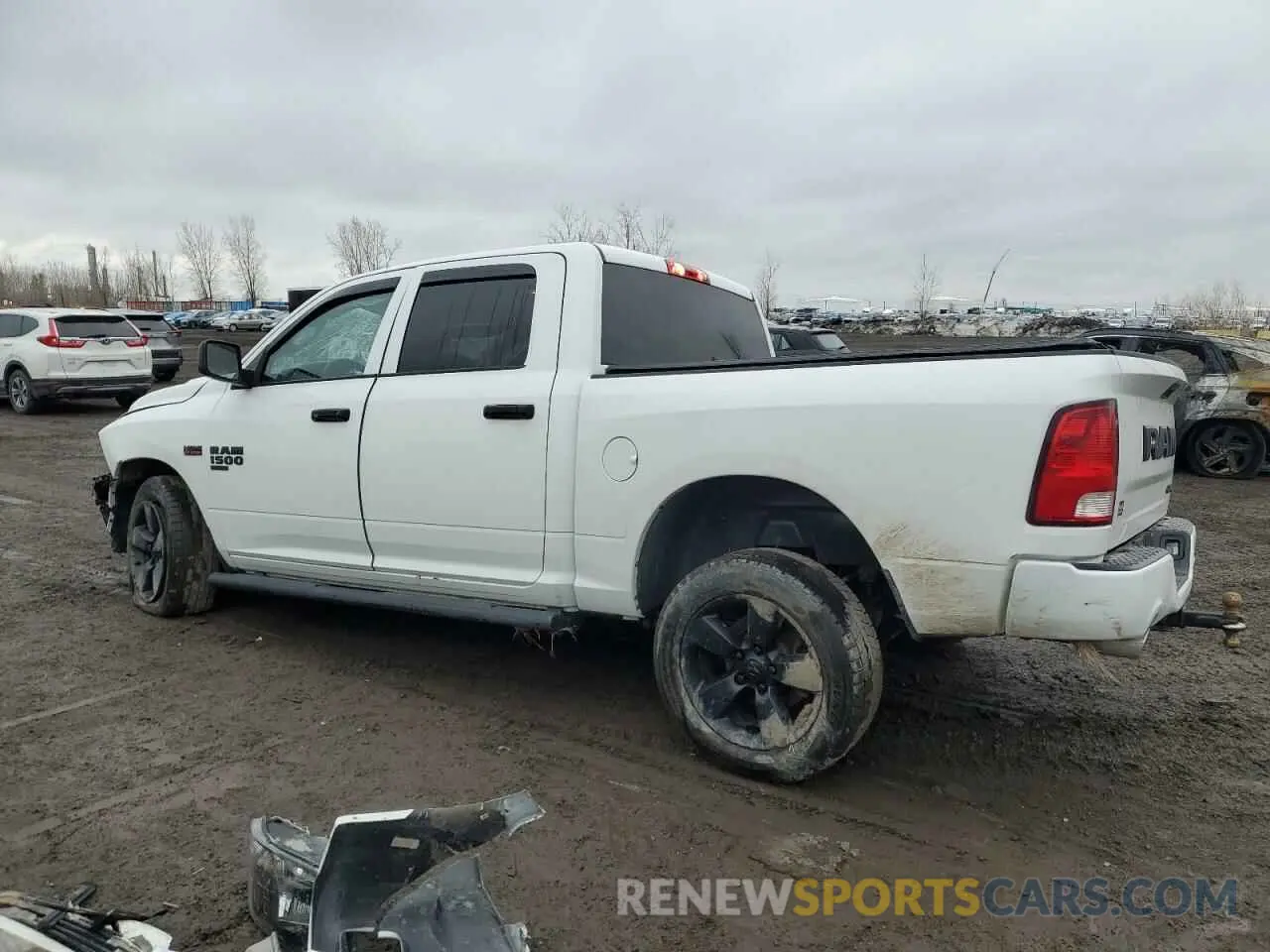 2 Photograph of a damaged car 3C6RR7KT9KG722988 RAM 1500 2019