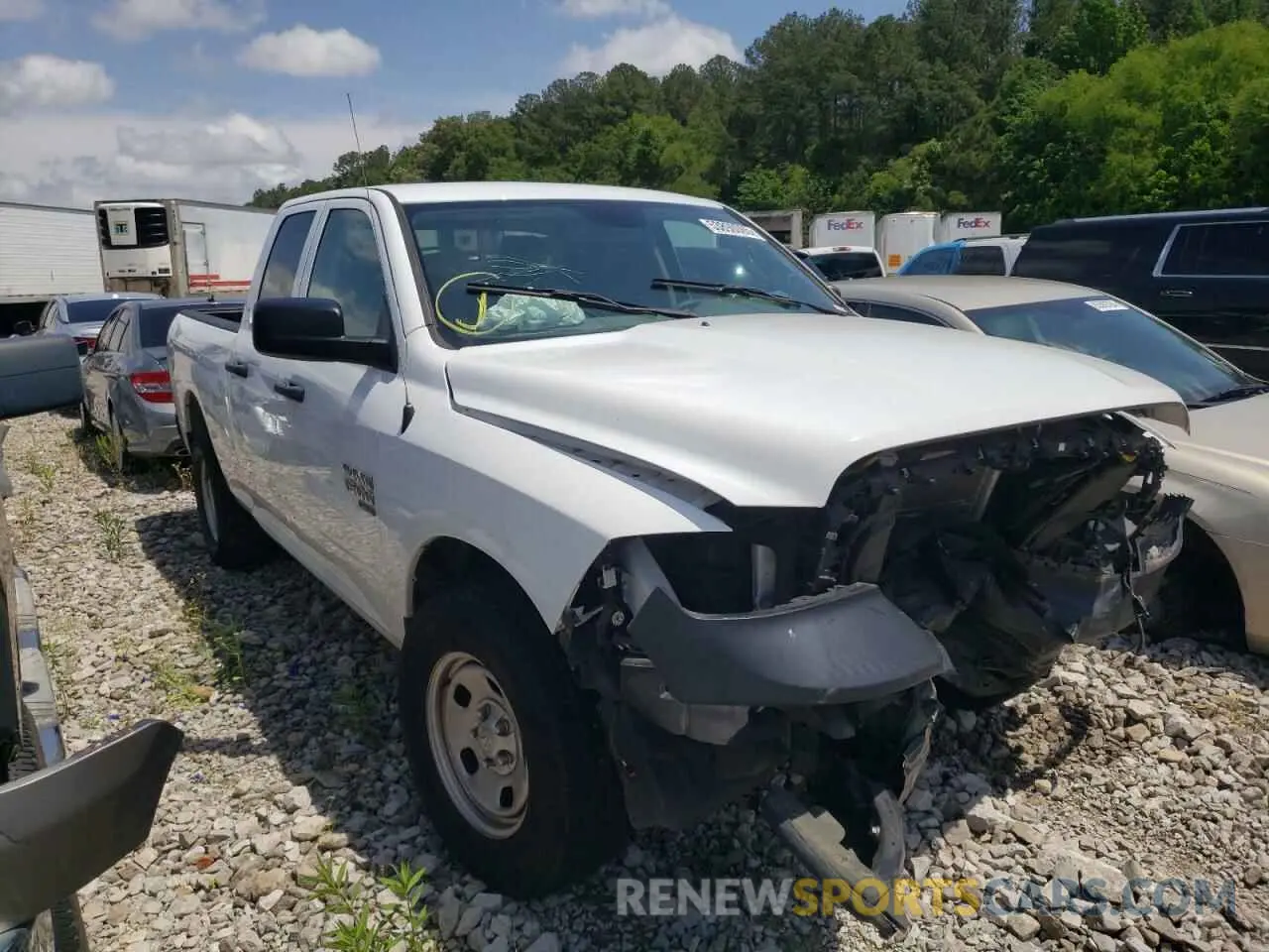 4 Photograph of a damaged car 1C6RR6FG1LS149618 RAM 1500 2020