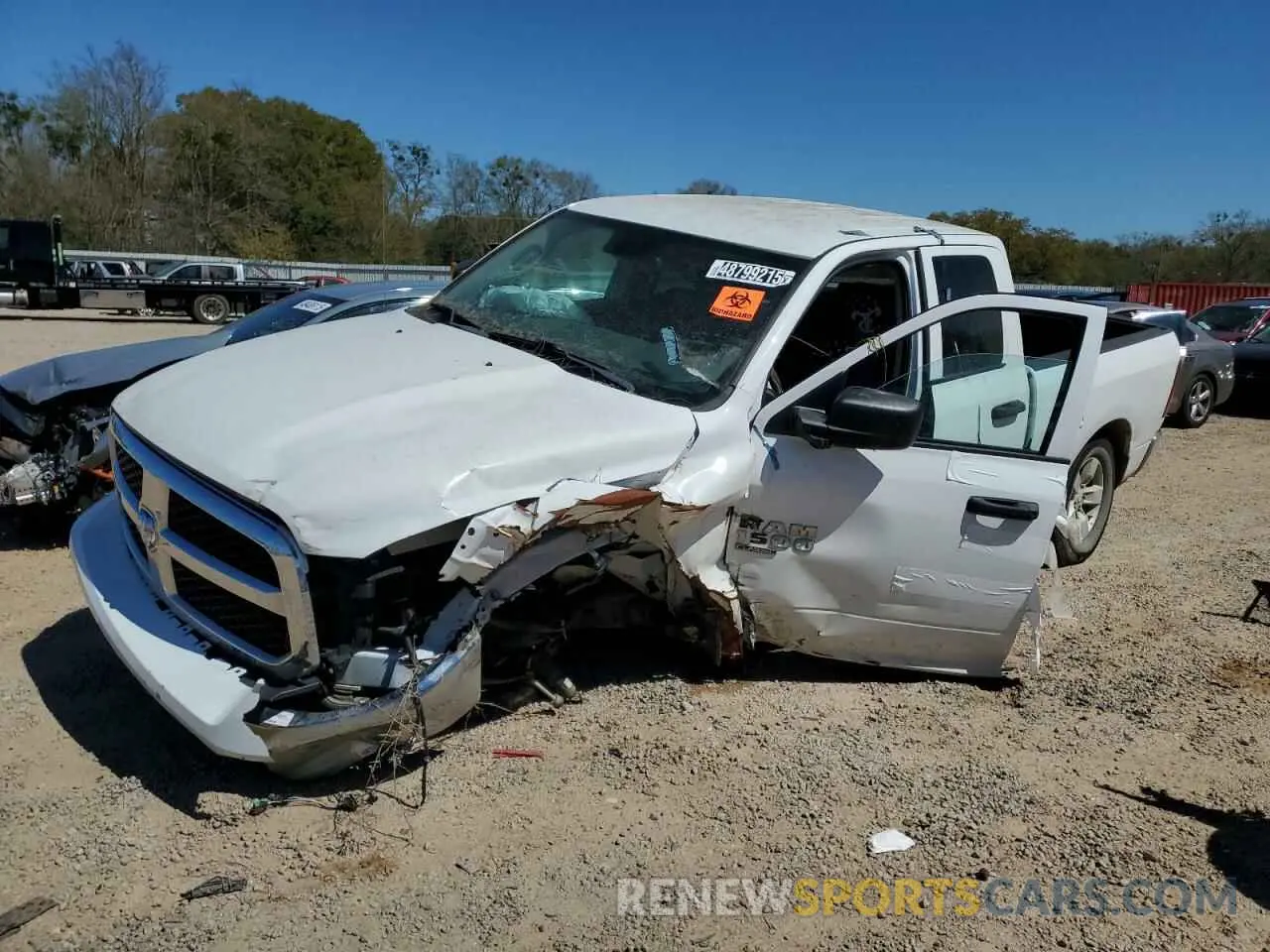 1 Photograph of a damaged car 1C6RR6FG2LS128065 RAM 1500 2020